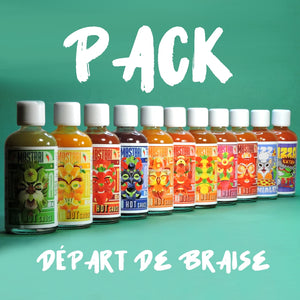 DÉPART DE BRAISE / Pack 11 sauces